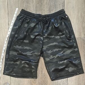 Men's, Black, Camo, Shorts, Beach, Workout, Gym, Cozy, Comfort, Dance